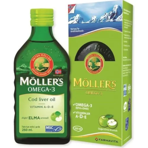 Möller’s Omega-3 Elma Aromalı 250 ml.