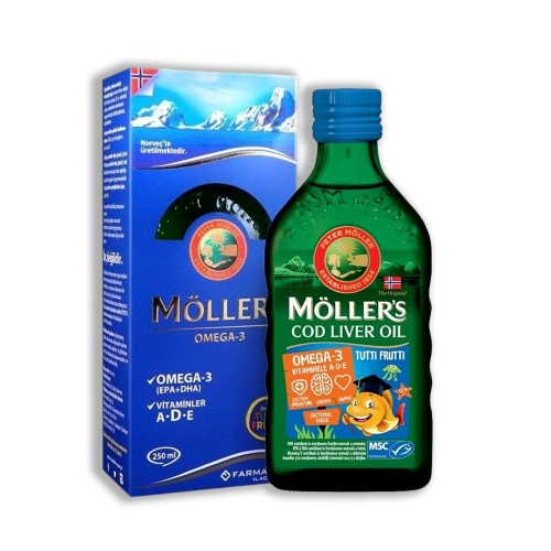 Möller’s Omega-3 Tutti Frutti Aromalı 250 ml.